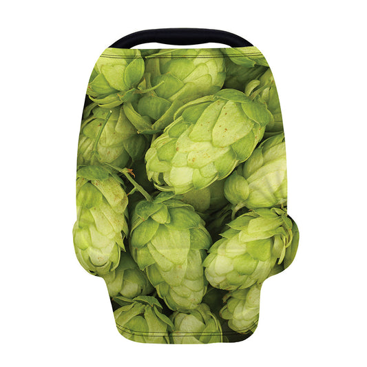 Fresh Hop Cone Print Baby Seat Cover