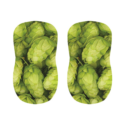 Fresh Hop Cone Print Bar Stool Covers