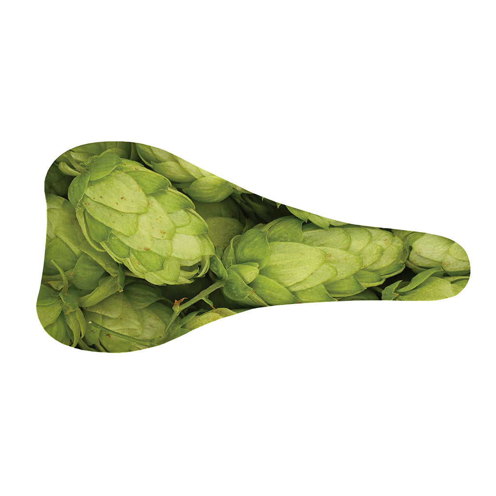 Fresh Hop Cone Print Bicycle Seat Cover