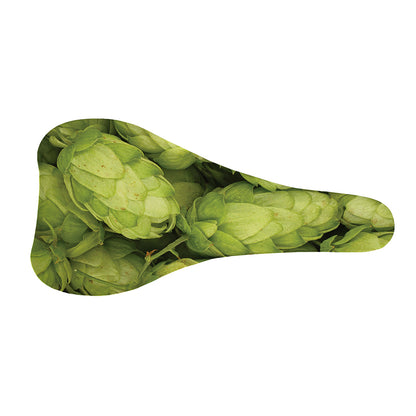 Fresh Hop Cone Print Bicycle Seat Cover