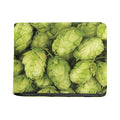 Fresh Hop Cone Print Bifold Wallet