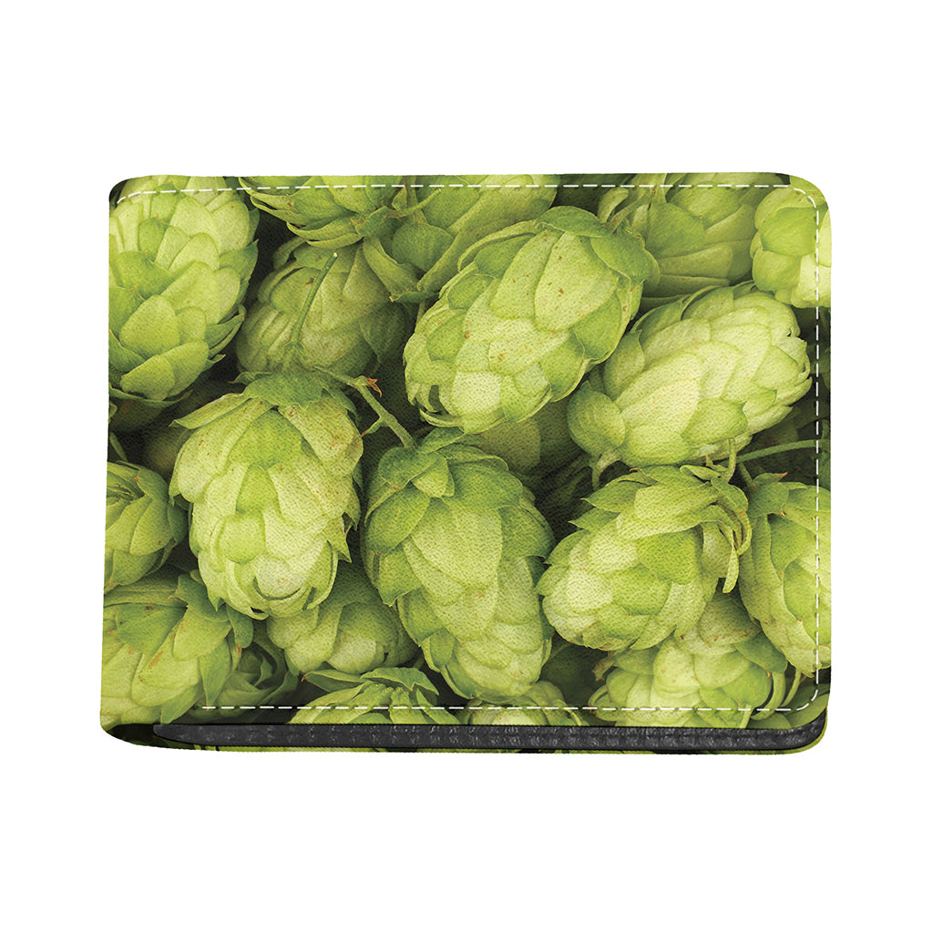 Fresh Hop Cone Print Bifold Wallet