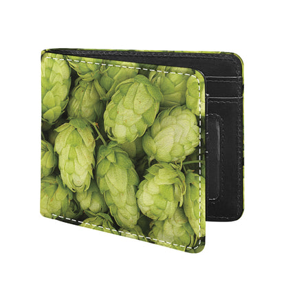 Fresh Hop Cone Print Bifold Wallet