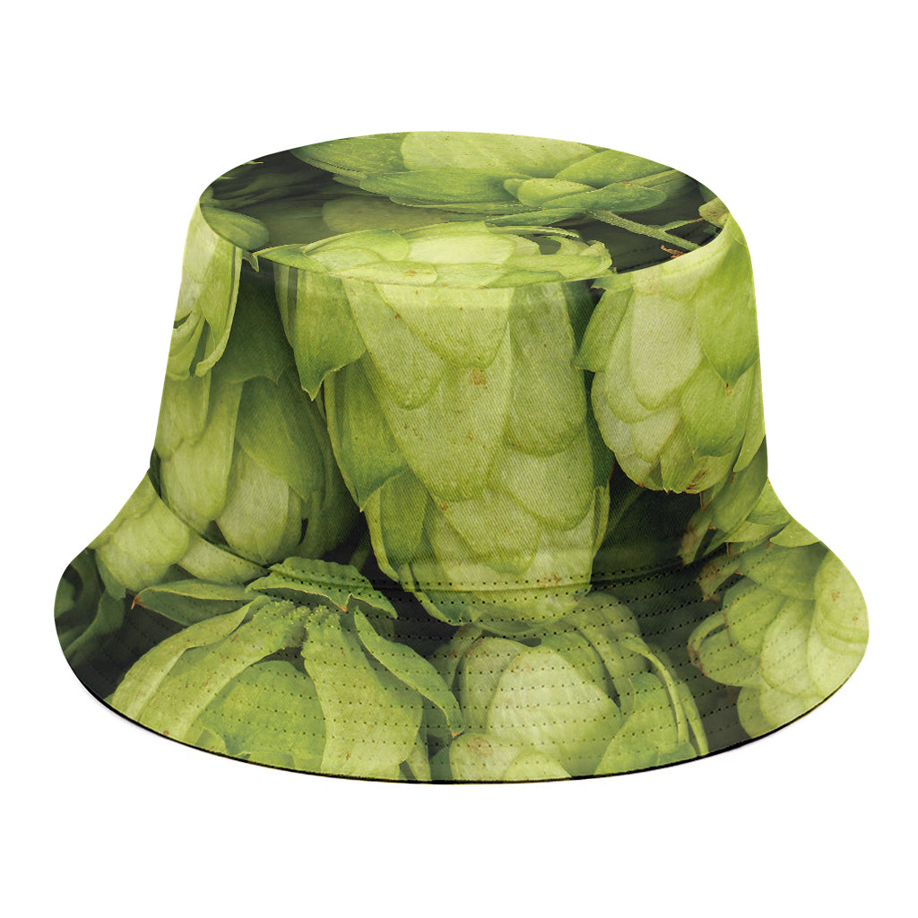 Fresh Hop Cone Print Bucket Hat