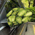 Fresh Hop Cone Print Car Side Mirror Covers
