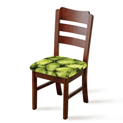 Fresh Hop Cone Print Chair Cushion Cover