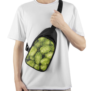 Fresh Hop Cone Print Chest Bag