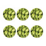 Fresh Hop Cone Print Coaster Set