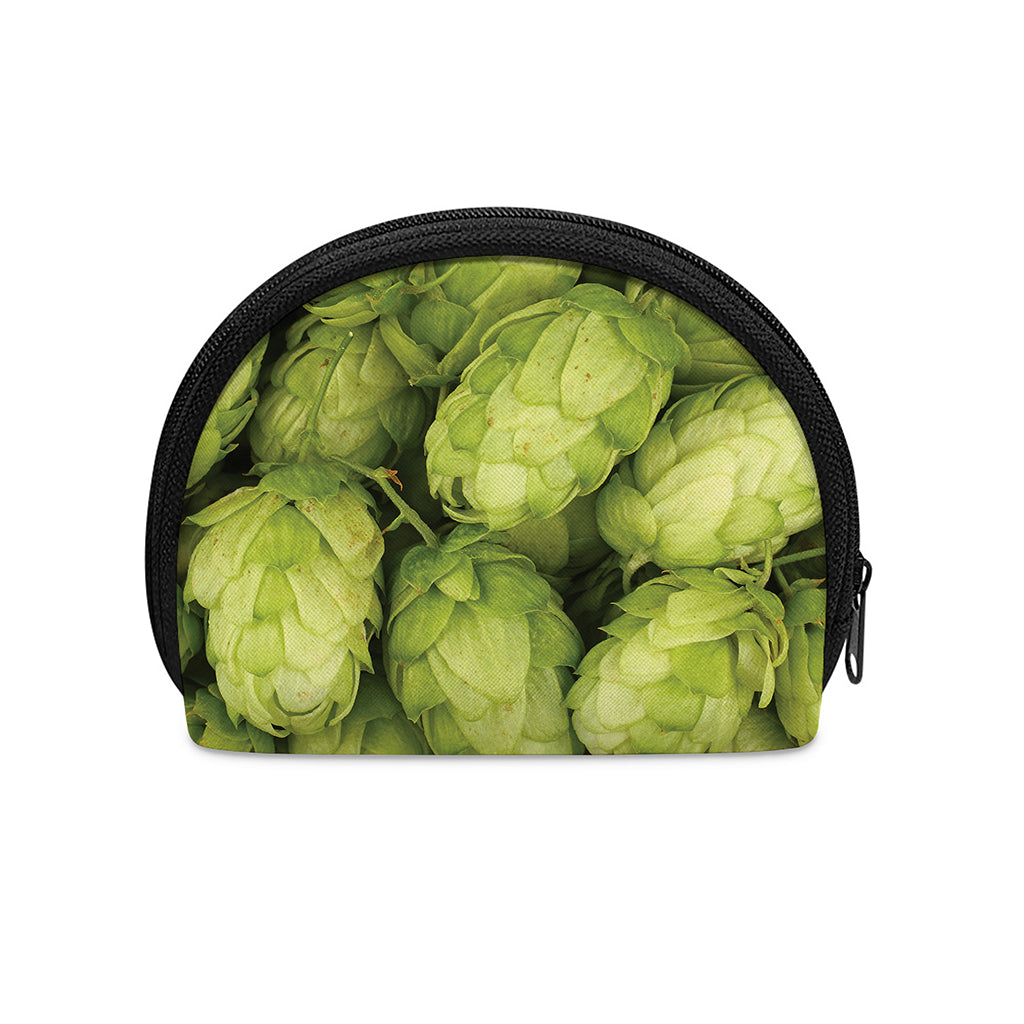 Fresh Hop Cone Print Coin Purse