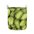 Fresh Hop Cone Print Collapsible Laundry Basket