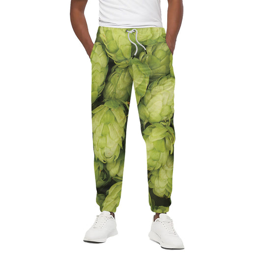 Fresh Hop Cone Print Cotton Pants