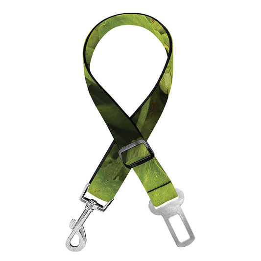 Fresh Hop Cone Print Dog Seat Belt