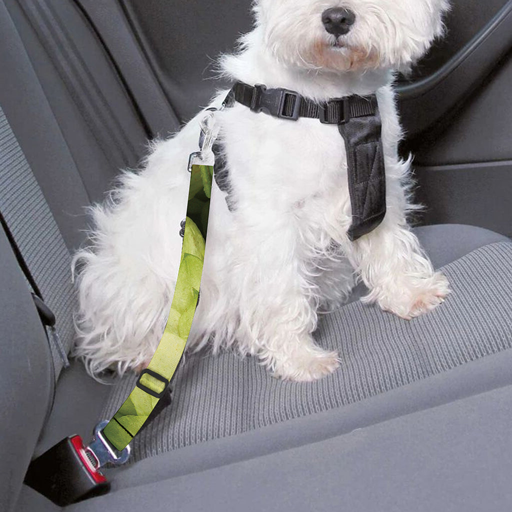 Fresh Hop Cone Print Dog Seat Belt