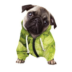 Fresh Hop Cone Print Dog Zip Up Hoodie