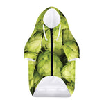 Fresh Hop Cone Print Dog Zip Up Hoodie