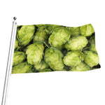 Fresh Hop Cone Print Flag