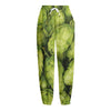 Fresh Hop Cone Print Fleece Lined Knit Pants