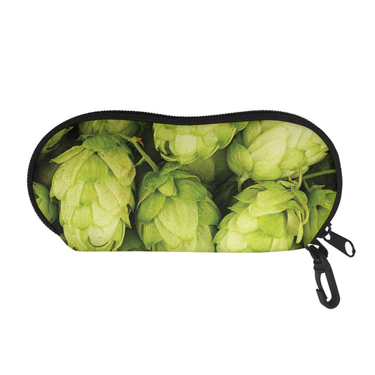 Fresh Hop Cone Print Glasses Case