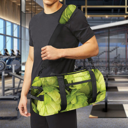 Fresh Hop Cone Print Gym Bag