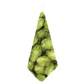 Fresh Hop Cone Print Hand Towel