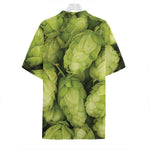 Fresh Hop Cone Print Hawaiian Shirt