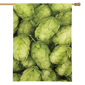 Fresh Hop Cone Print House Flag