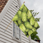 Fresh Hop Cone Print House Flag