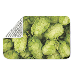 Fresh Hop Cone Print Indoor Door Mat