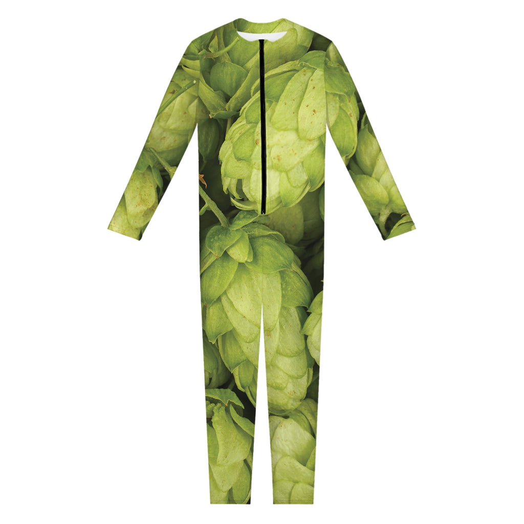 Fresh Hop Cone Print Jumpsuit