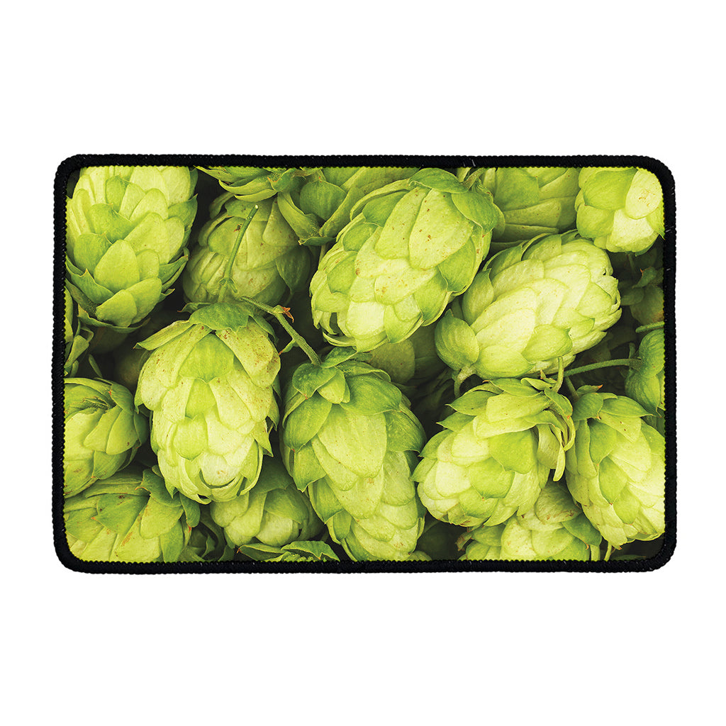 Fresh Hop Cone Print Kitchen Mat