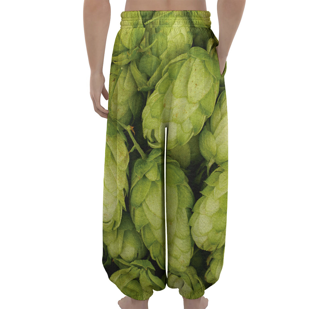 Fresh Hop Cone Print Lantern Pants