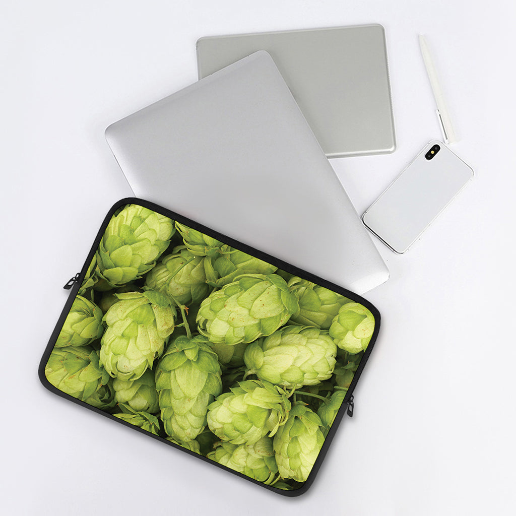 Fresh Hop Cone Print Laptop Sleeve