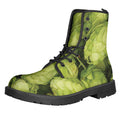 Fresh Hop Cone Print Lace-Up Boots