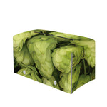 Fresh Hop Cone Print Leather Tissue Box Cover