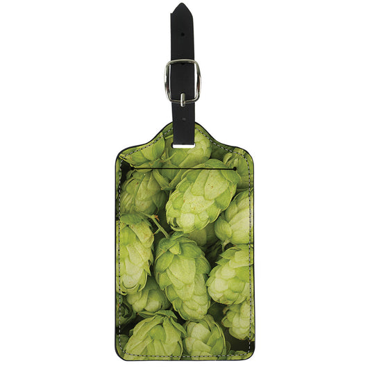 Fresh Hop Cone Print Luggage Tag