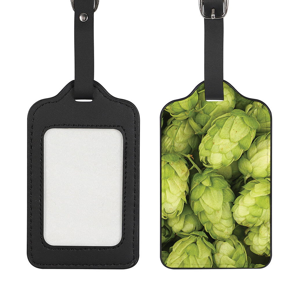 Fresh Hop Cone Print Luggage Tag