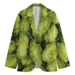 Fresh Hop Cone Print Men's Blazer