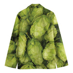 Fresh Hop Cone Print Men's Blazer