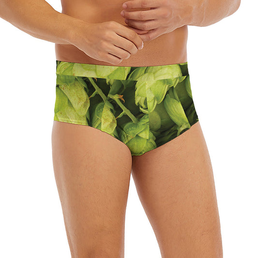 Fresh Hop Cone Print Men's Briefs