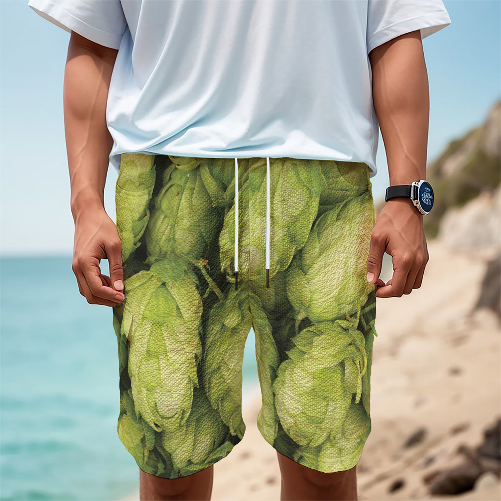 Fresh Hop Cone Print Men's Cargo Shorts