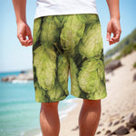 Fresh Hop Cone Print Men's Cargo Shorts