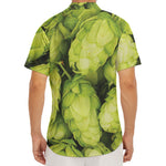 Fresh Hop Cone Print Men's Deep V-Neck Shirt