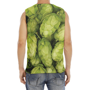 Fresh Hop Cone Print Men's Fitness Tank Top