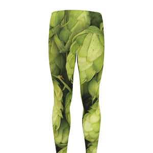 Fresh Hop Cone Print Men's leggings