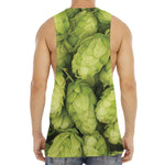 Fresh Hop Cone Print Men's Muscle Tank Top