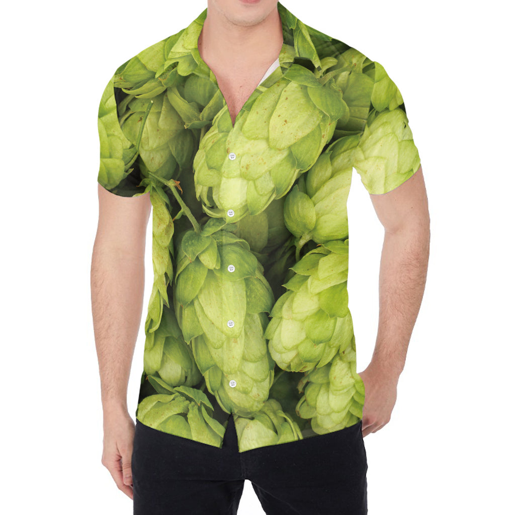 Fresh Hop Cone Print Men's Shirt