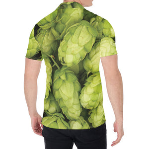 Fresh Hop Cone Print Men's Shirt