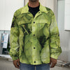 Fresh Hop Cone Print Men's Shirt Jacket