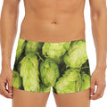 Fresh Hop Cone Print Men's Short Boxer Briefs
