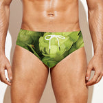 Fresh Hop Cone Print Men's Swim Briefs
